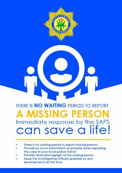Eastern Cape: SAPS seeking assistance in tracing missing persons