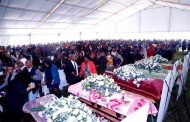 Mass funeral service held for the seven (7) N2 Tugela Bridge Road crash victims.