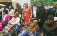105 Wheel Chairs assembled by Offenders from Correctional Services given to beneficiaries.