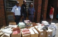Man nabbed with stolen cigarettes worth R100 000.00