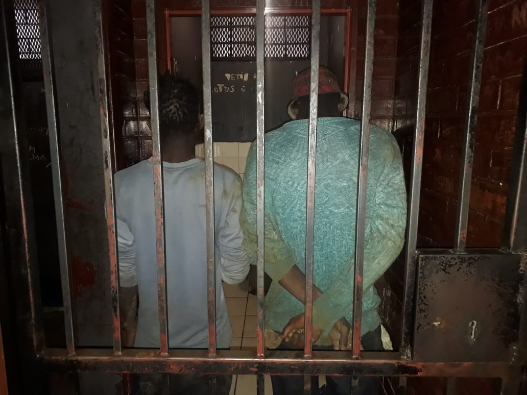 Two suspects arrested for attempted cable theft