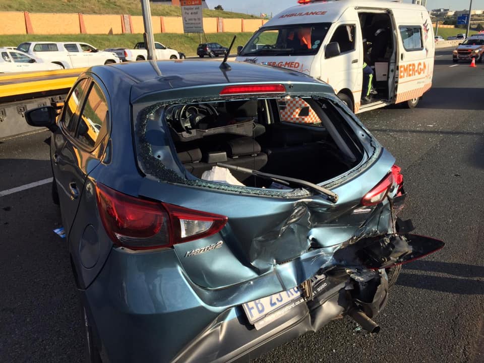 Five injured in road crash on the N1 South before Buccleuh