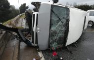 Gauteng: fourteen injured in Taxi rollover