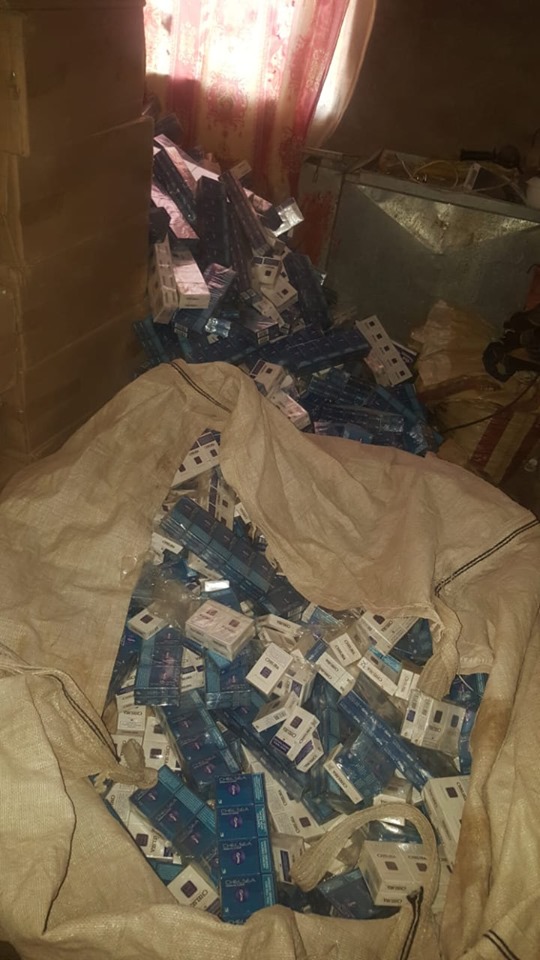 Police operation results into four suspects arrested for dealing in illicit cigarettes