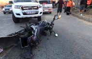 Motorycle collision leaves one injured in Randburg