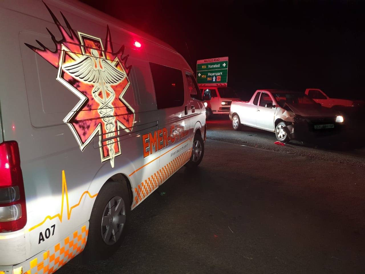One injured in Pretoria crash