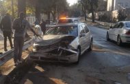 Road crash at intersection in Saxonworld