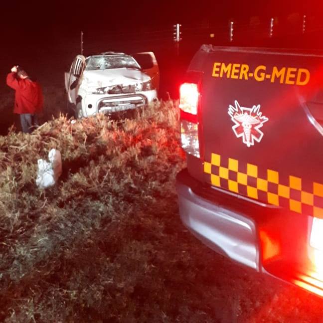 Two injured in rollover at Nelspruit