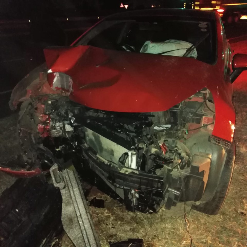 Vehicle collision in Pretoria