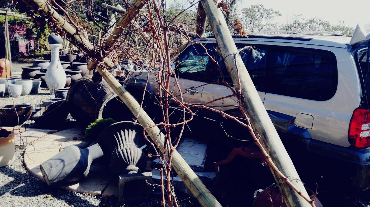 One vehicle collision in Boksburg