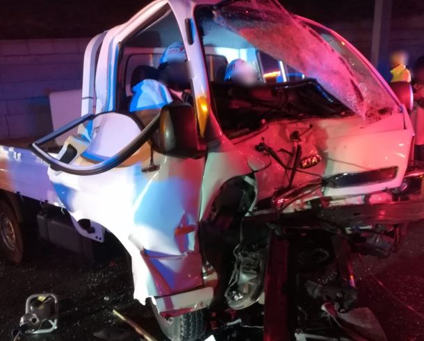 The Jaws of Life were used to a free driver following a three-vehicle crash in Sunninghill Sandton