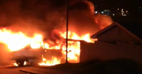 Fire engulfs Durban home, destroys three cars