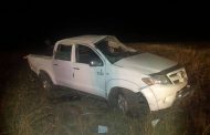 Fatal rollover crash on the Meadows gravel road about 30km outside Bloemfontein