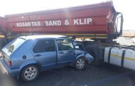Two injured in R74 collision