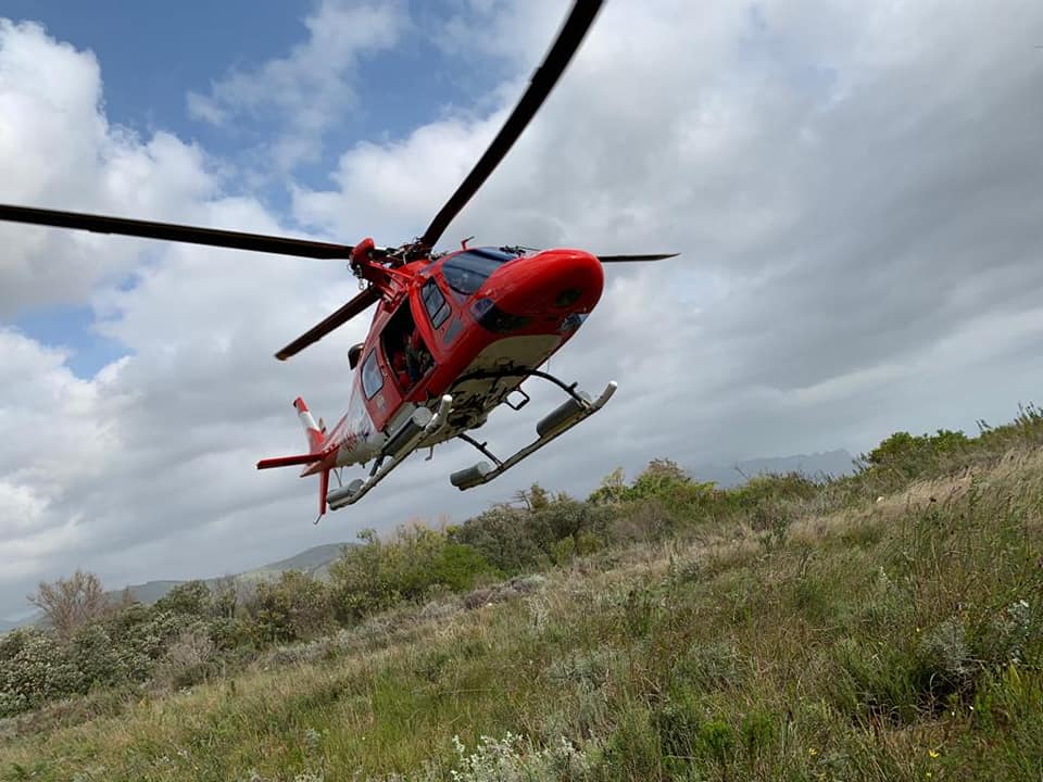 Hiker injured after sustaining injury in the Helderberg Nature Reserve.