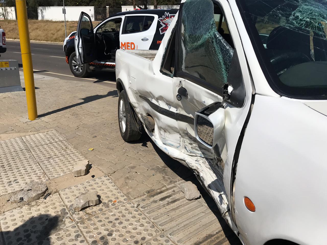 Three injured in collision in Kyalami