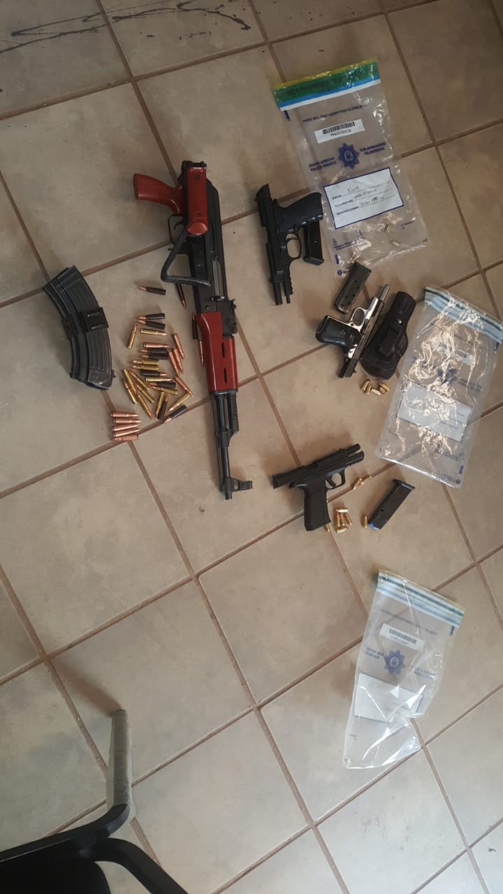 KwaZulu-Natal: Firearms seized at a funeral