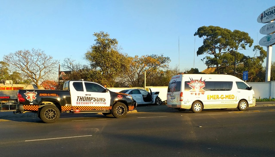 Two vehicle collision on the R511