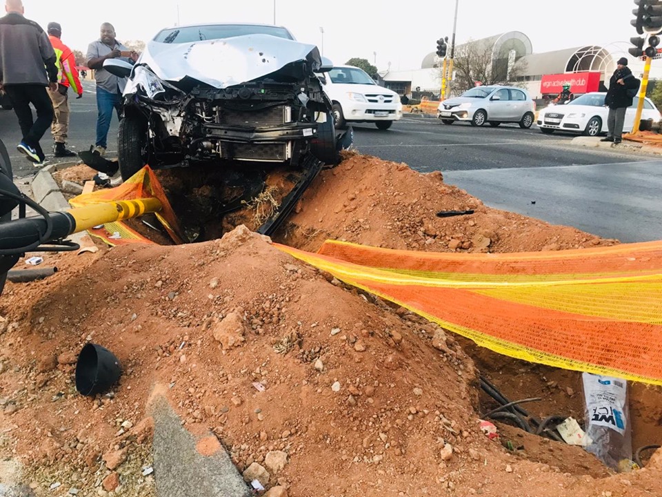 One injured in Randburg crash