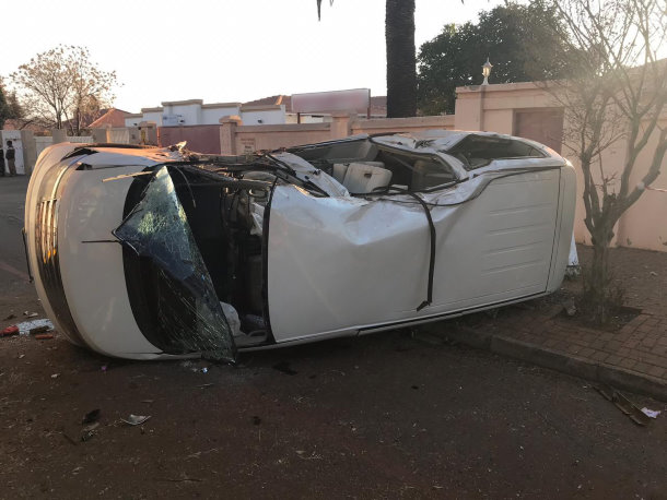 A vehicle rollover in Carletonville has left one person dead and two critical