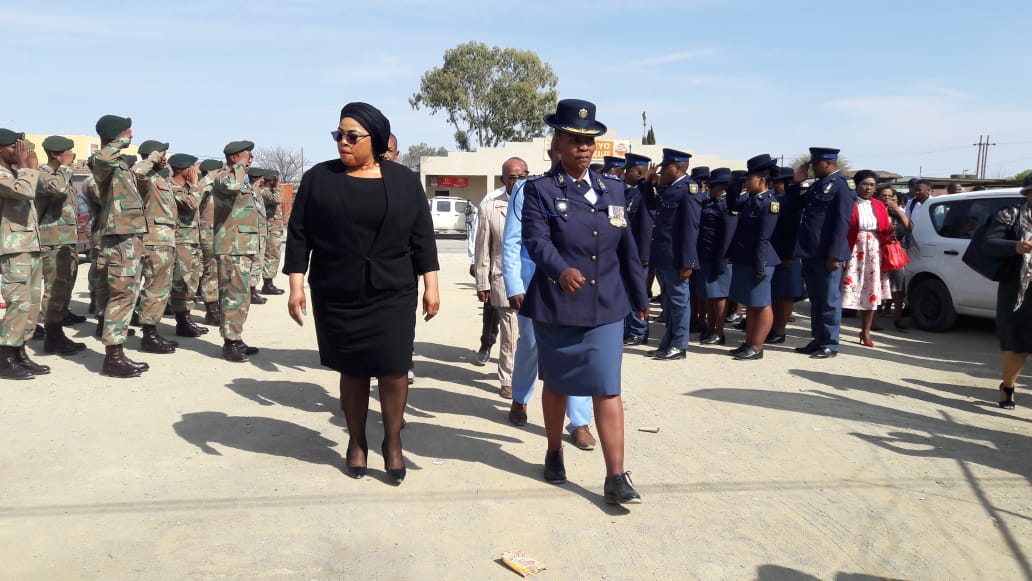 Police and the community join hands during Church Service