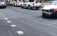 One injured in Sandton collision
