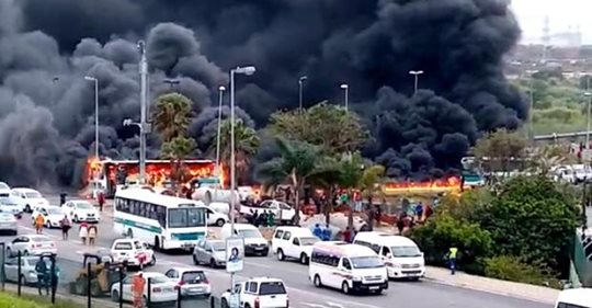 Durban Metro buses go up in flames in uMlazi