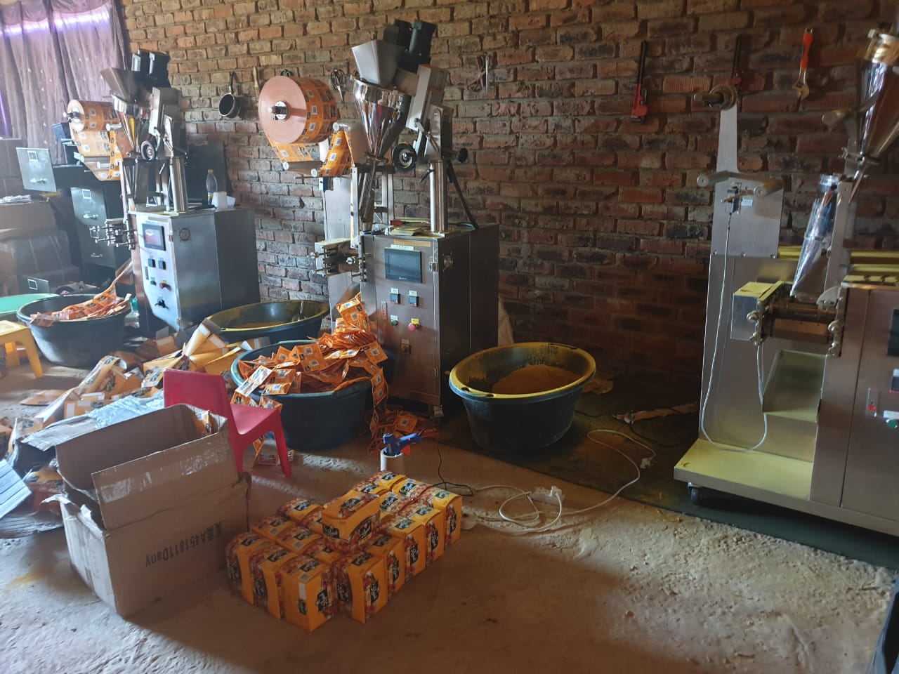 Police pounce on counterfeit spice factory as efforts are intensified to address the scourge of counterfeit goods