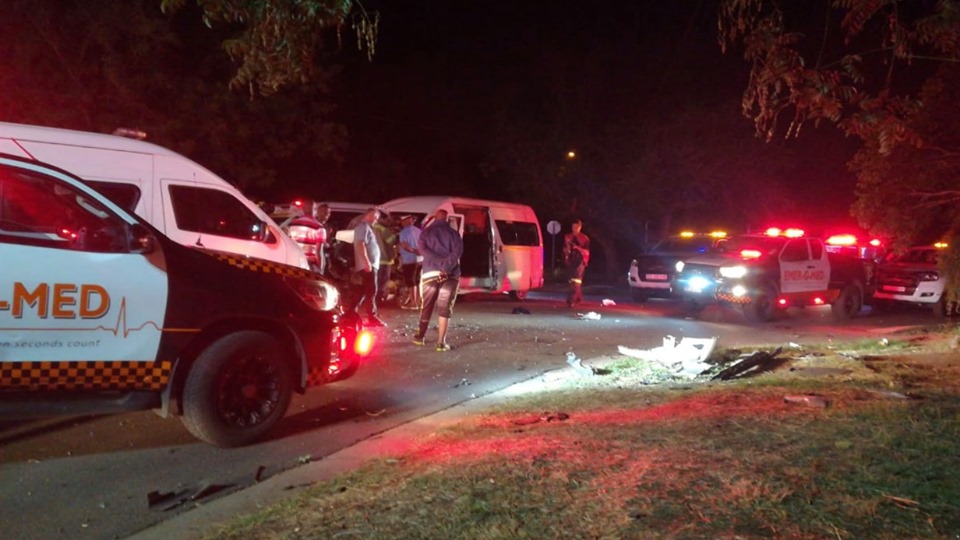 Four injured in Pretoria collision
