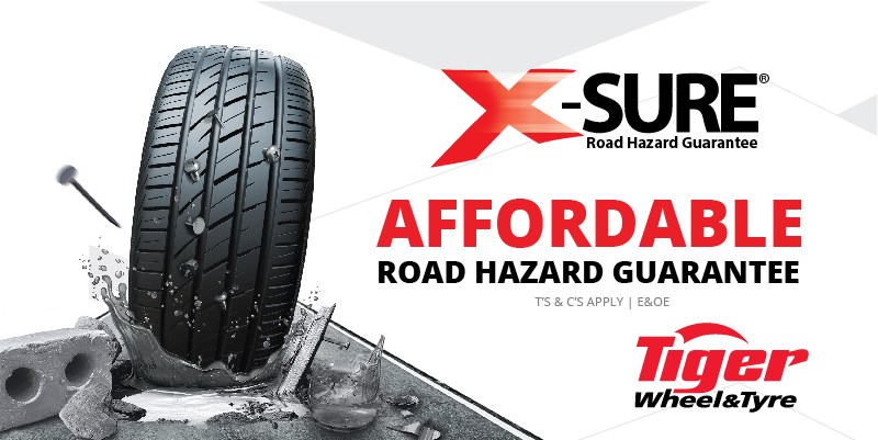 Tiger Wheel & Tyre’s X-SURE is the Gold-Standard of Road Hazard Guarantees