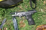 Two men arrested and firearms recovered used by hitchhikers during a hijacking in East London