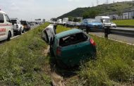 Three men were injured in a double rollover on the N2 Northbound near the Kwa-Mashu interchange