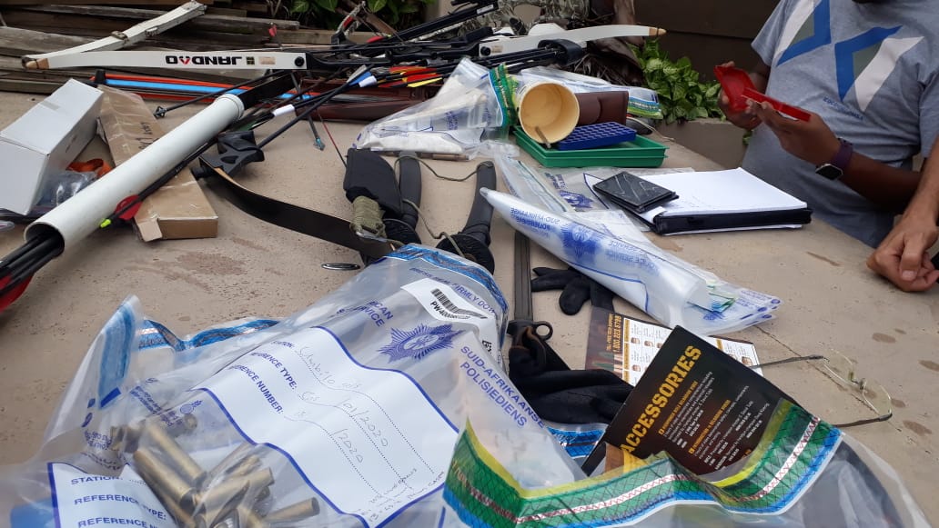 Police recover various ammunition and rifles