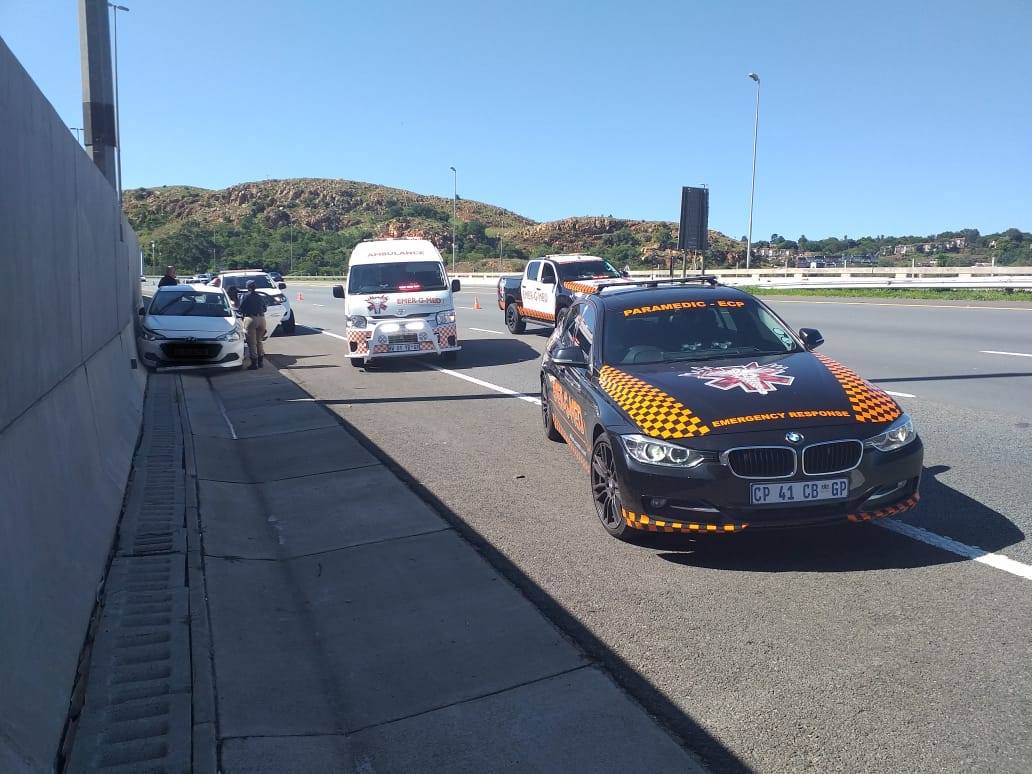 Two injured in a collision on the N1