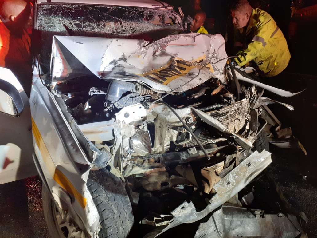 Three seriously injured in a collision on the N3