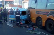 Multiple injured in a taxi and bus collision in Orange Grove