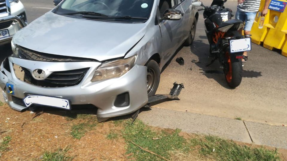 One injured in a collision Pretoria