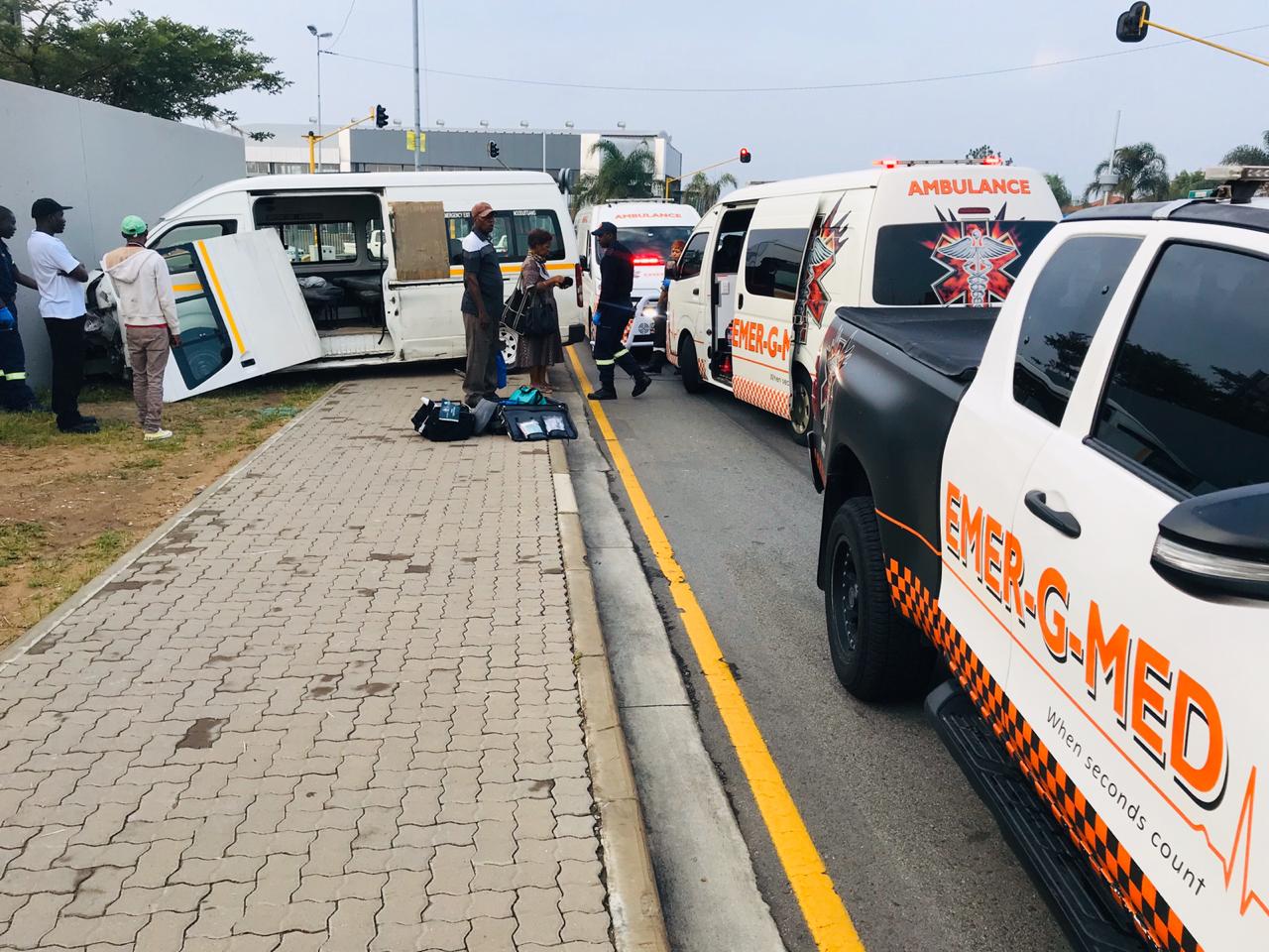 Taxi collision leaves multiple injured in Fourways