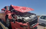 Four injured in a two-vehicle collision on the R103