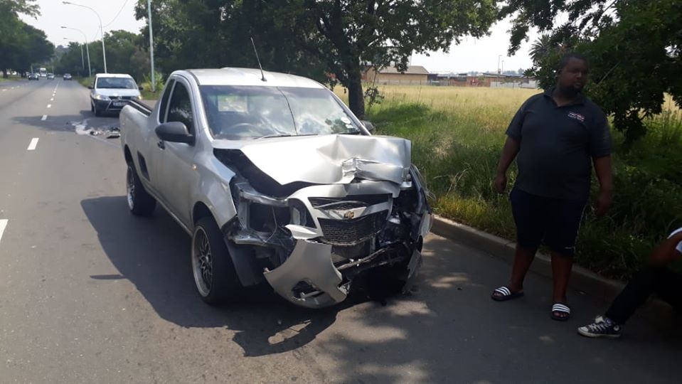 Two injured in a collision in Parkrand