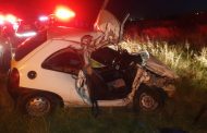 A man was critically injured following a collision between his car and a truck in Eikenhof