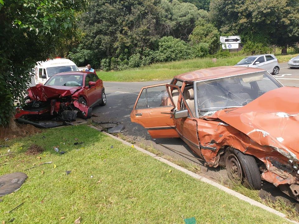 Two injured in Northcliff collision