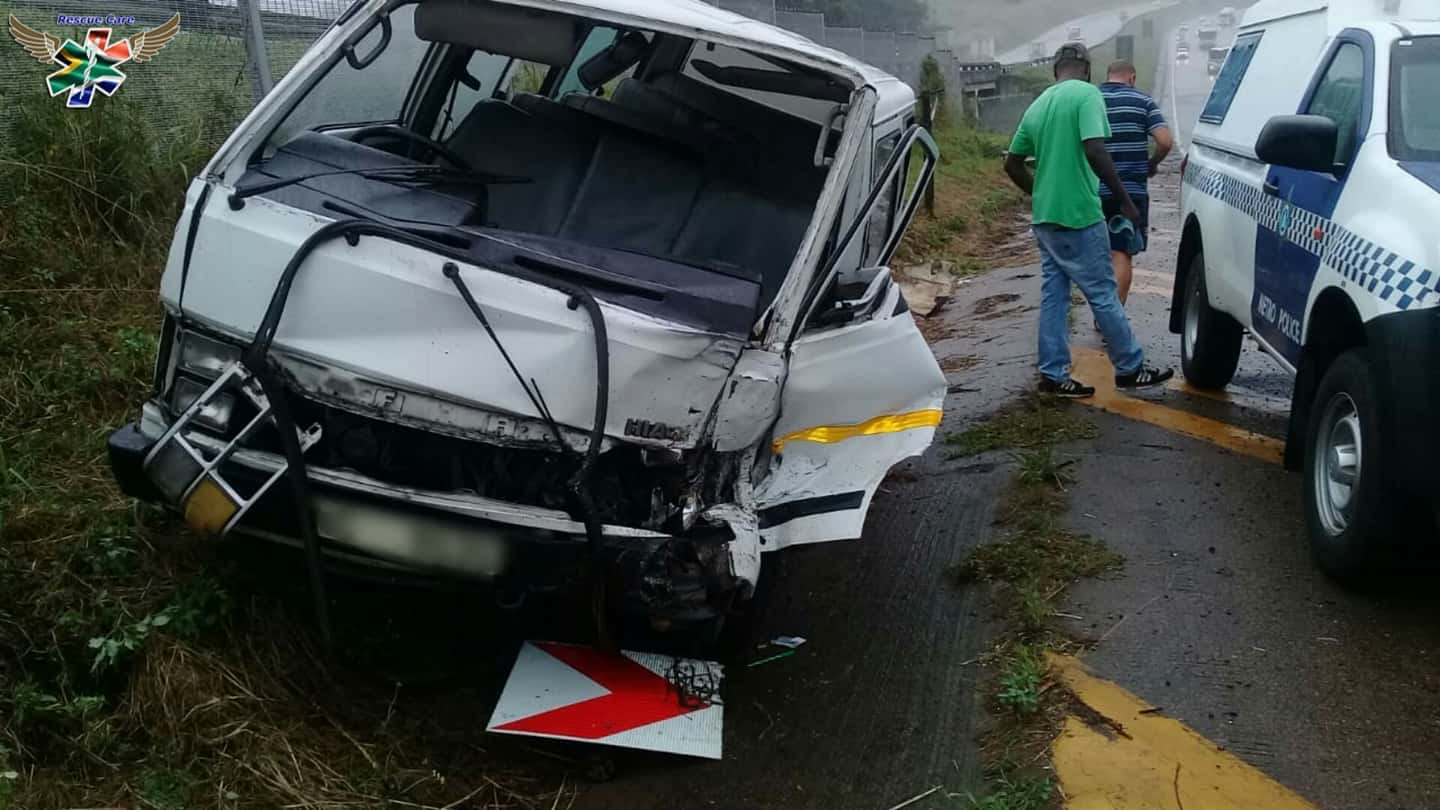 Multiple injured in a taxi collision on the N3