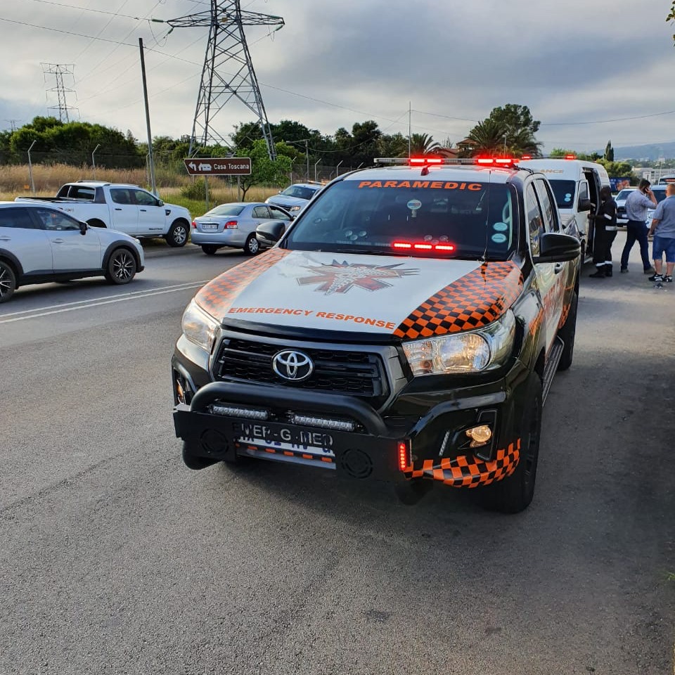 One injured in a motorcycle collision in Pretoria East