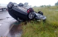 Single-vehicle collision on the M19