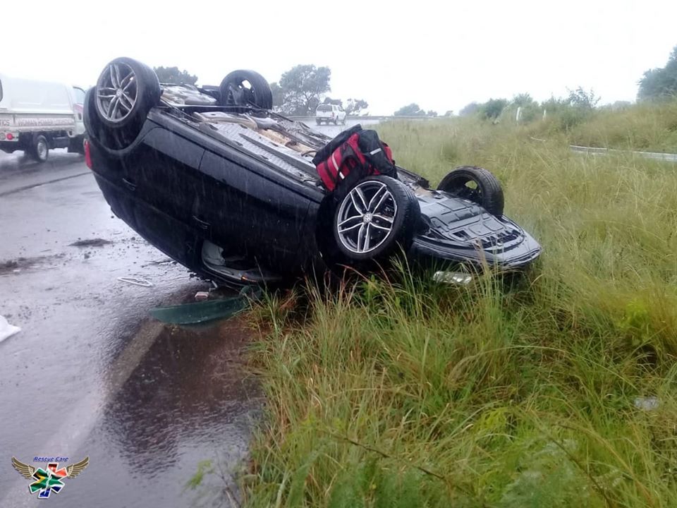 Single-vehicle collision on the M19