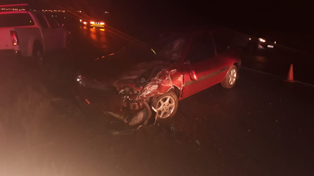 One injured in a vehicle rollover on the R23