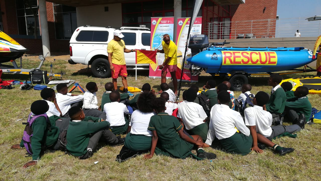 Water safety awareness taught to children in Port Elizabeth