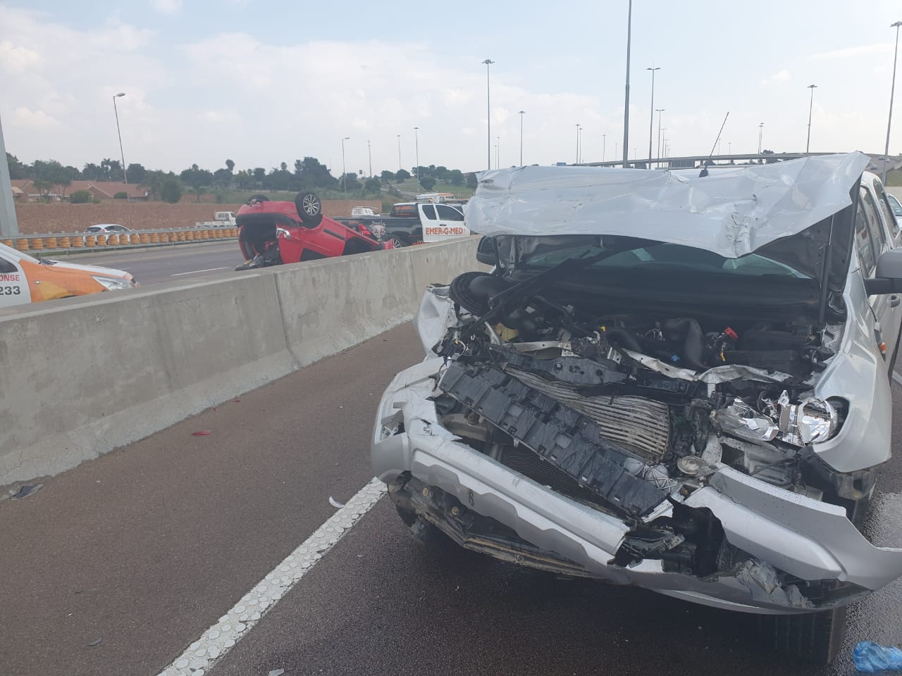 Two persons injured in road crash in Pretoria East