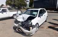 Two-vehicle collision in Harrismith